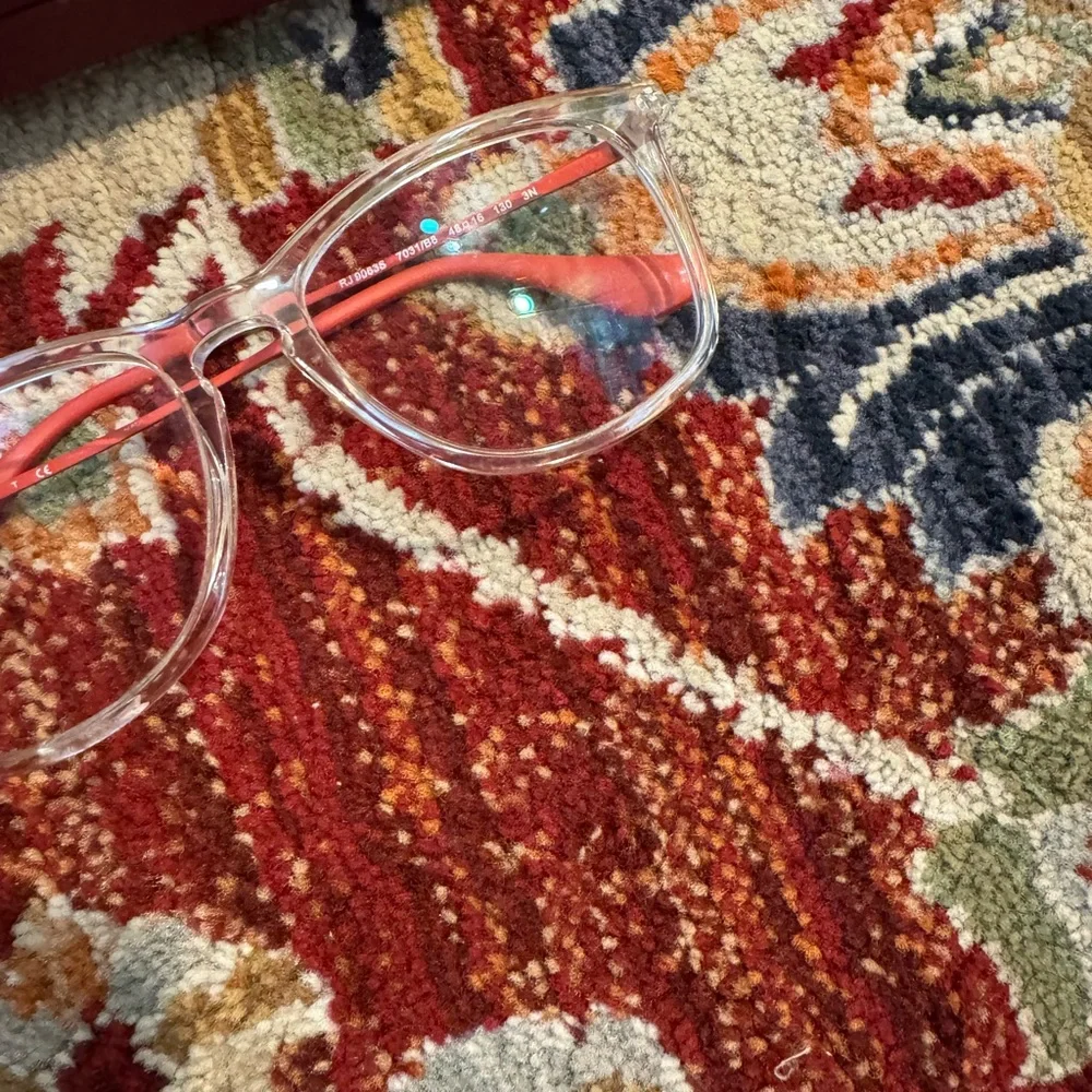 Ray-Ban Jr Eyeglasses Prescription Red & Clear Frames Unisex